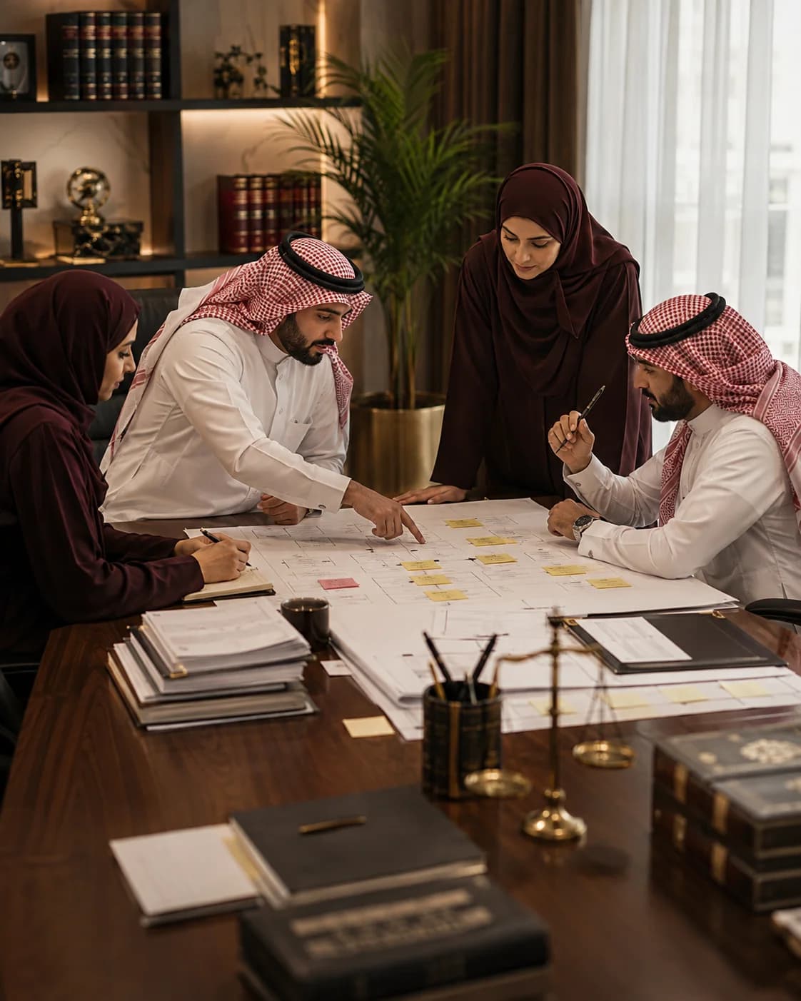 مراجعة وتنفيذ الإجراءات القانونية