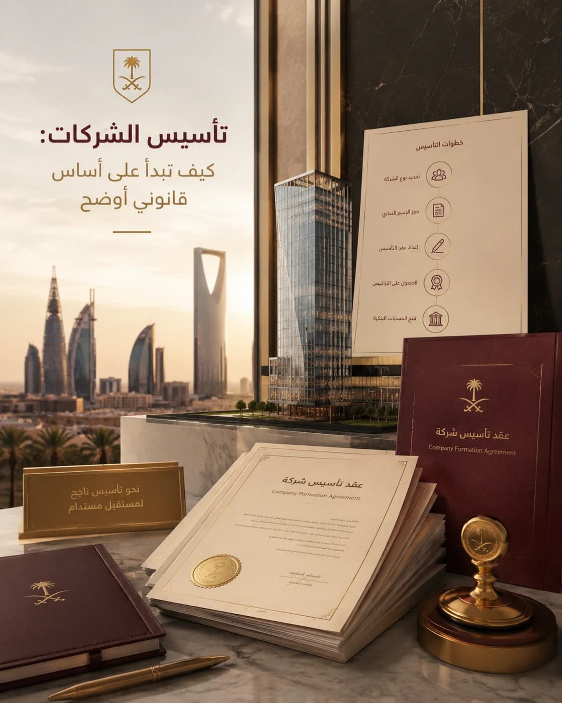 تأسيس الشركات: كيف تبدأ على أساس قانوني أوضح؟