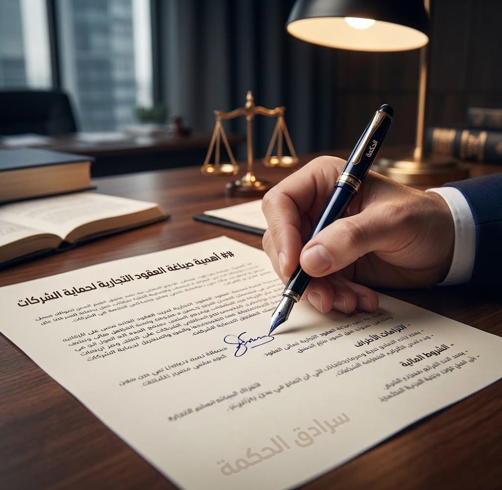 أهمية صياغة العقود التجارية لحماية الشركات